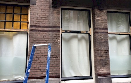 Buitenschilderwerk van Breestraat Amsterdam