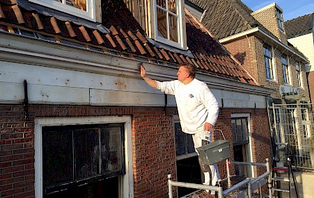 Schilder buitenboel Oudekerk aan de Amstel